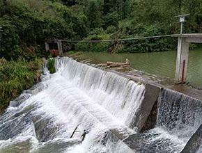 广东韶关翁源水电站生态流量监测